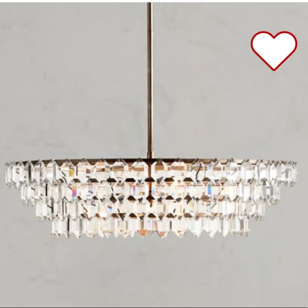 New Pottery Barn Alma Chandelier